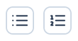 Example of list buttons
