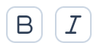 Example of text style buttons